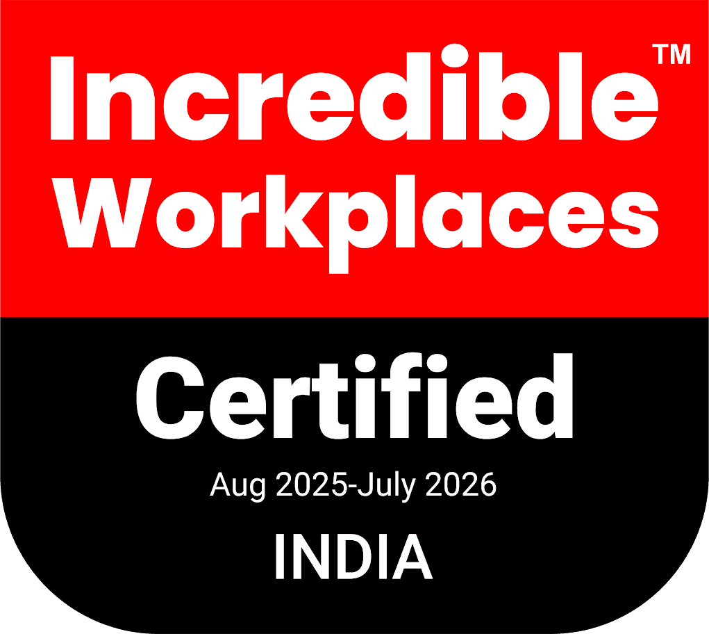 Incredible Workplaces Certified India badge